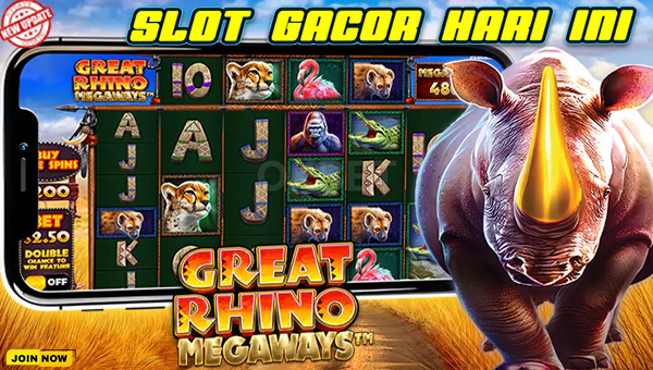 Tips Hoki Main Great Rhino Megaways, Auto Maxwin!